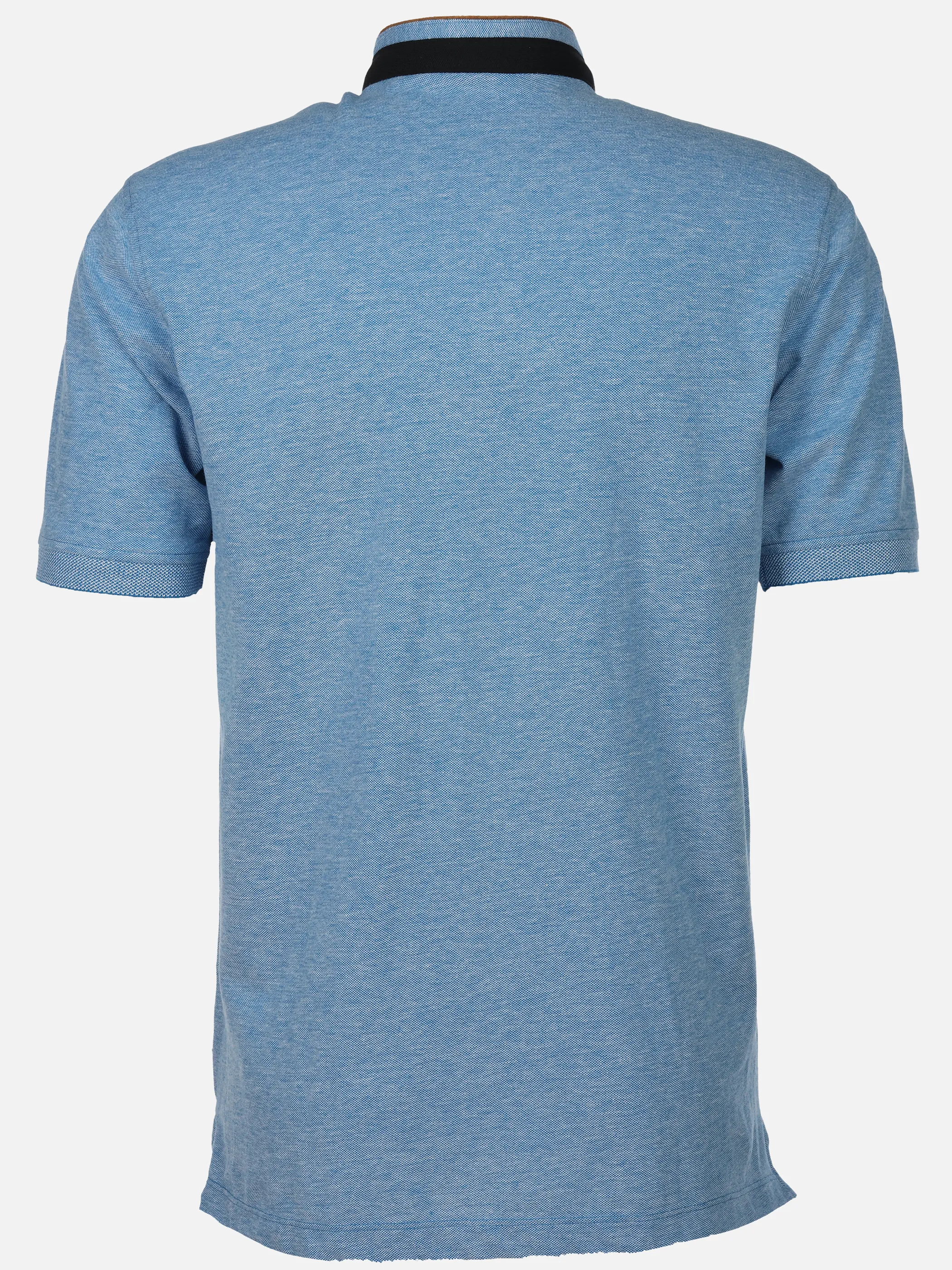 Jim Spencer He. Stehkragenshirt 1/2 Arm twisted Blau 906251 LT BLUE 2