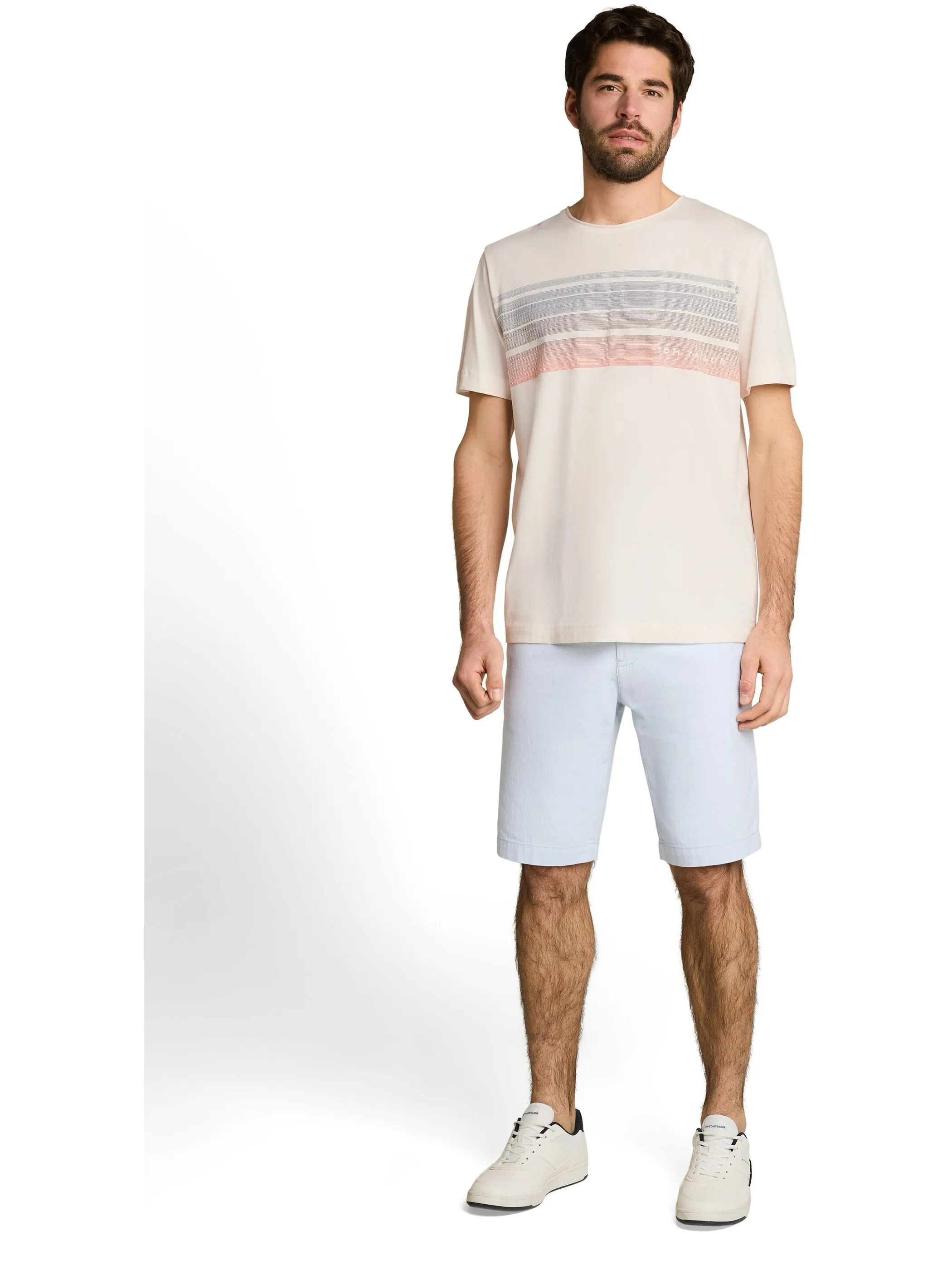 Tom Tailor 1052133 printed t-shirt Weiß 926464 10348 4