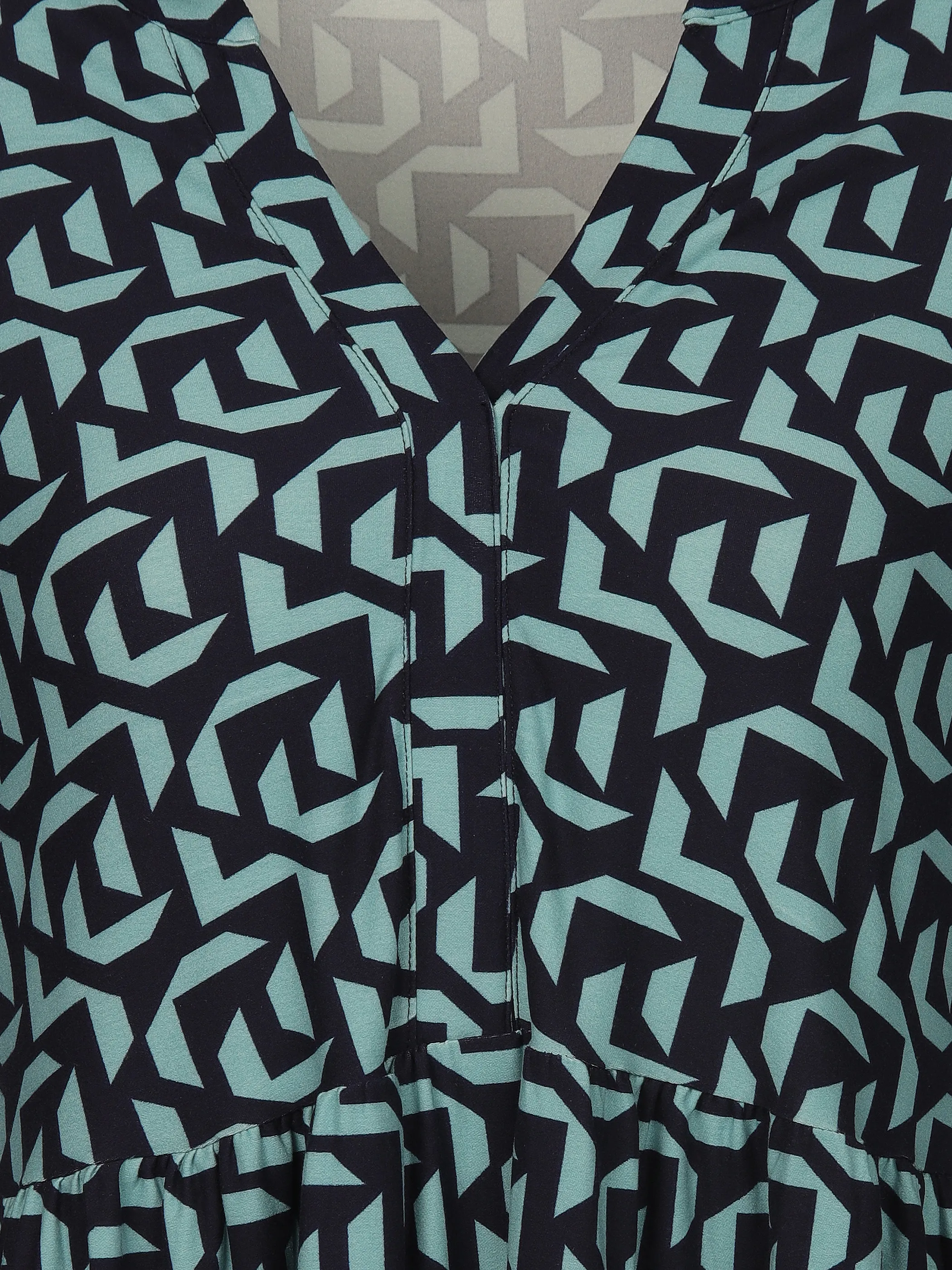 Sure Da-Kleid m. Print Grün 912770 MILK 3