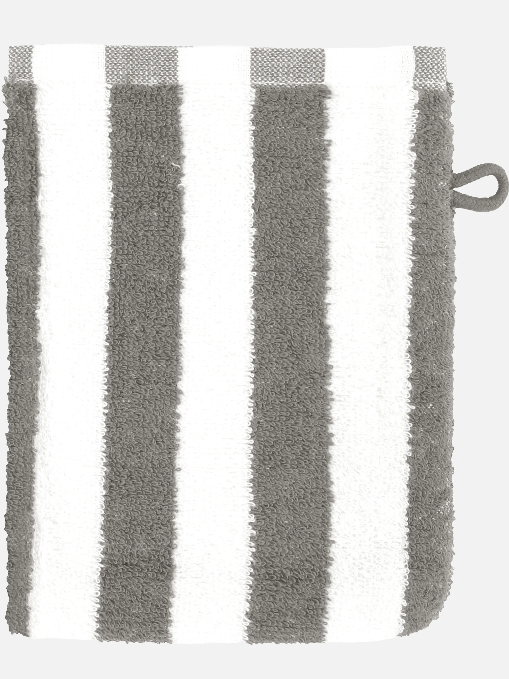 Dream House Waschhandschuh gestreift Grau 921253 16-3850 1