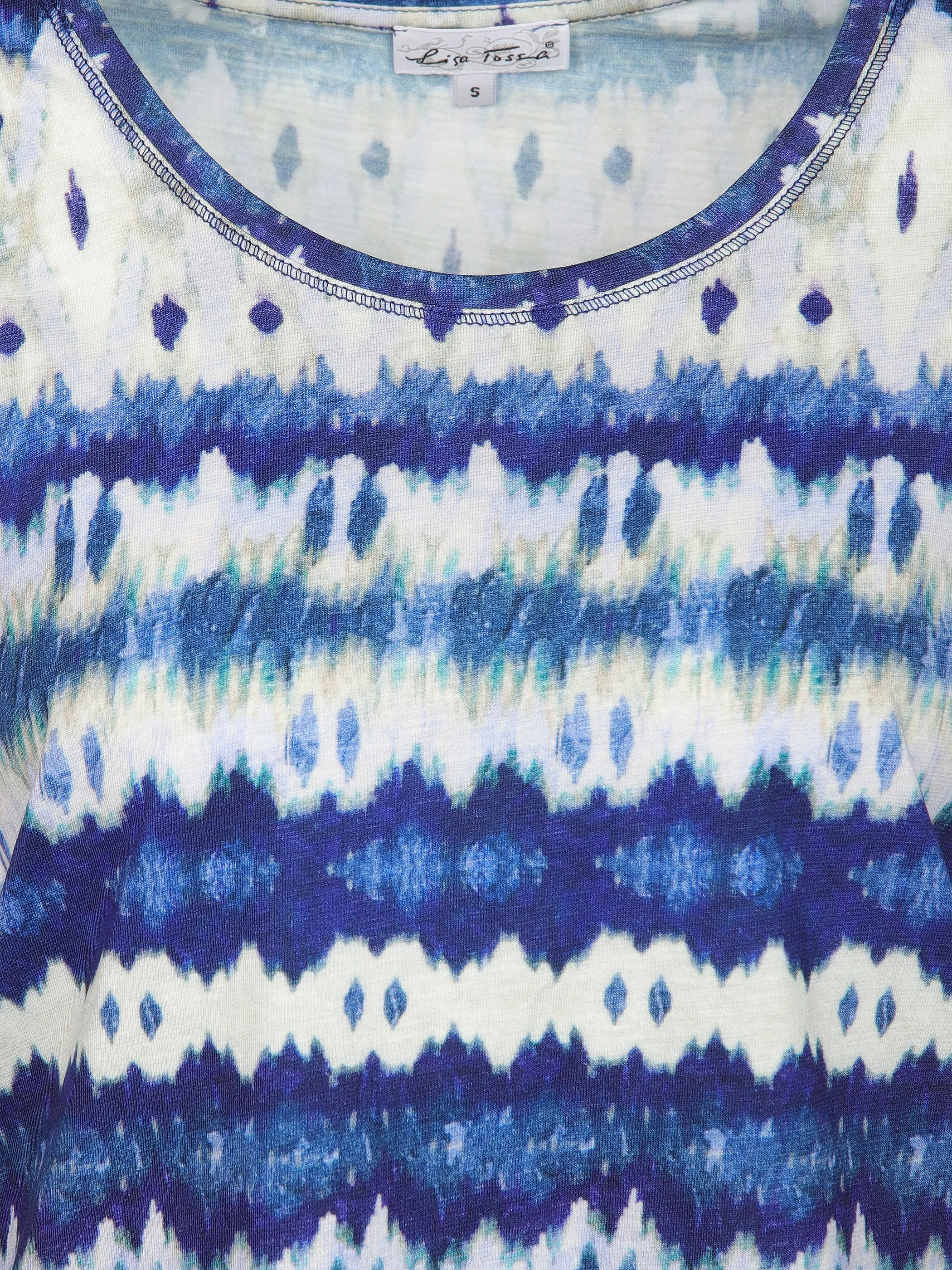 Lisa Tossa Da-Print-T-Shirt Blau 906601 BLAU 3 Lisa Tossa Da-Print-T-Shirt Blau 906601 BLAU 3