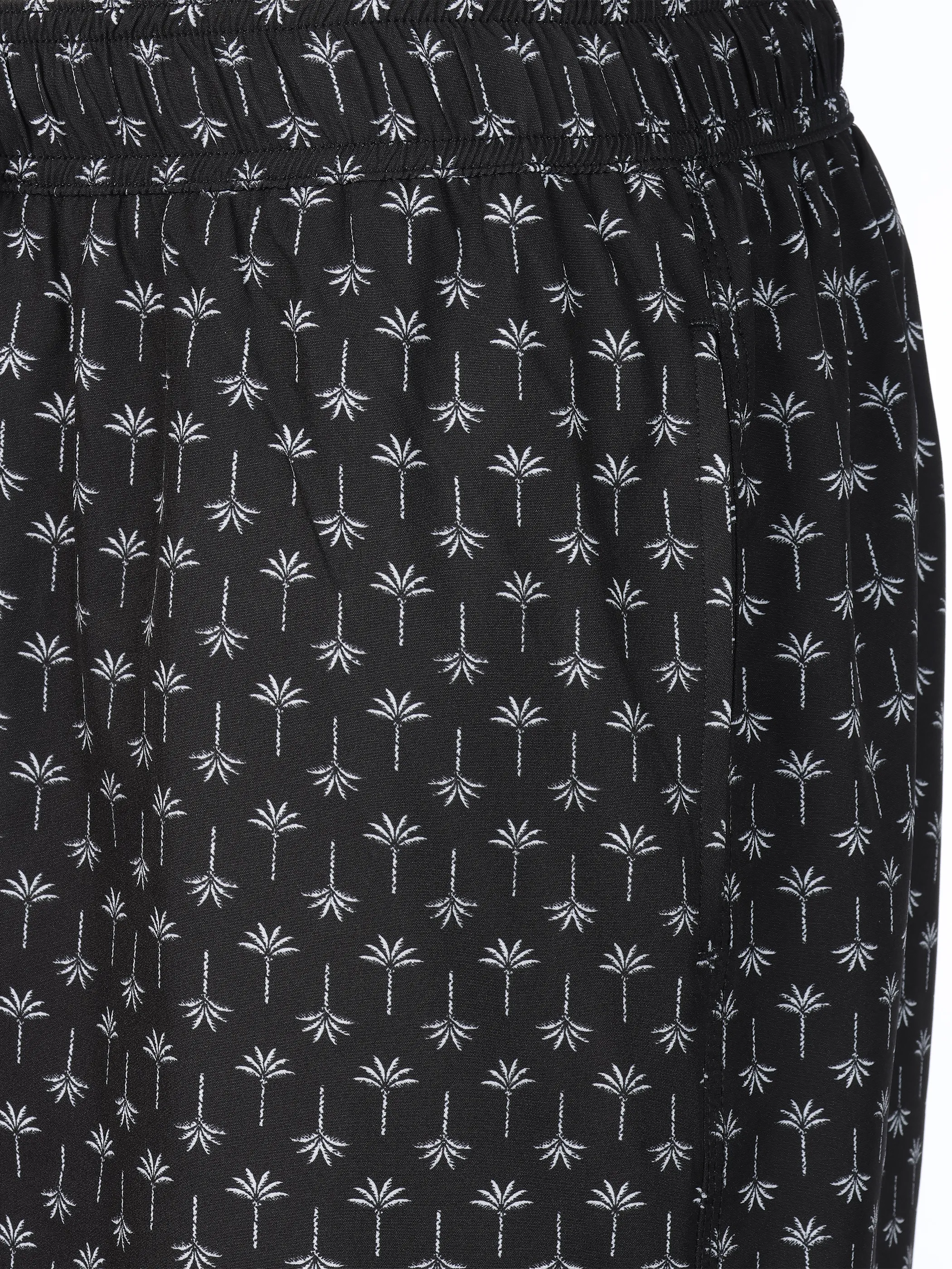 Grinario Sports He-Badeshorts Schwarz 923589 BL/WH/PA 4