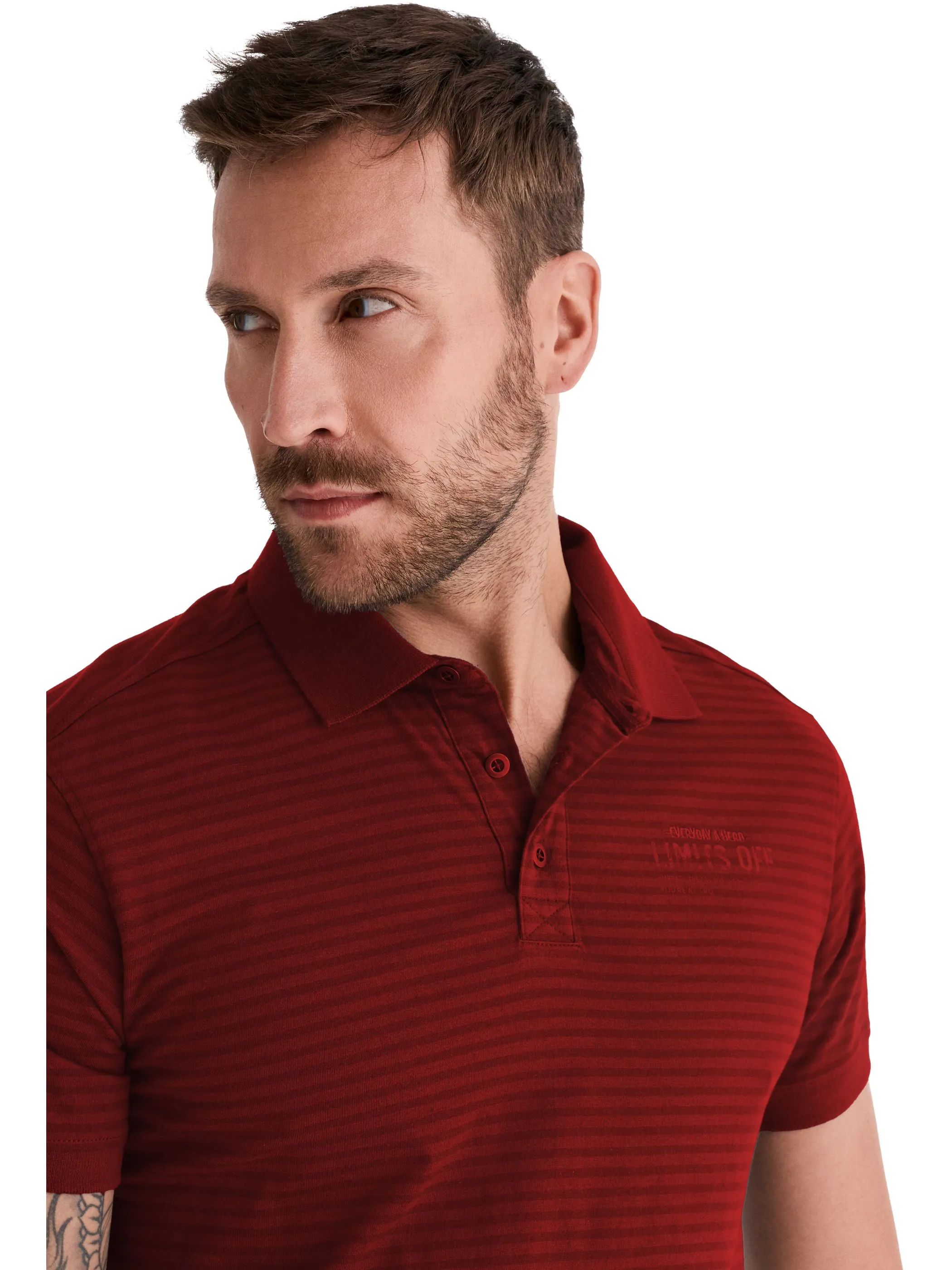 HERO by John Medoox 74101200009286 He. Poloshirts, Rot 928384 9286 3